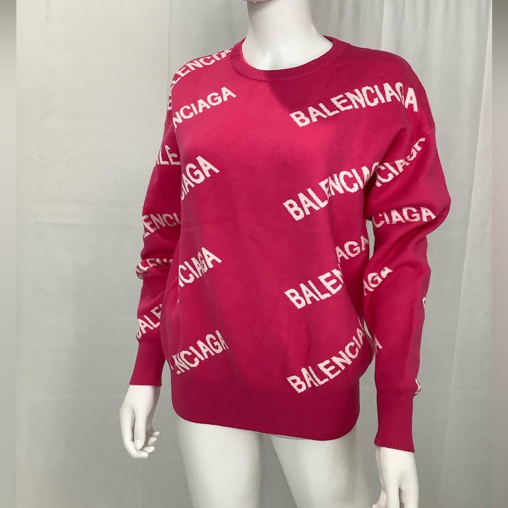 Pink Balenciaga Crewneck